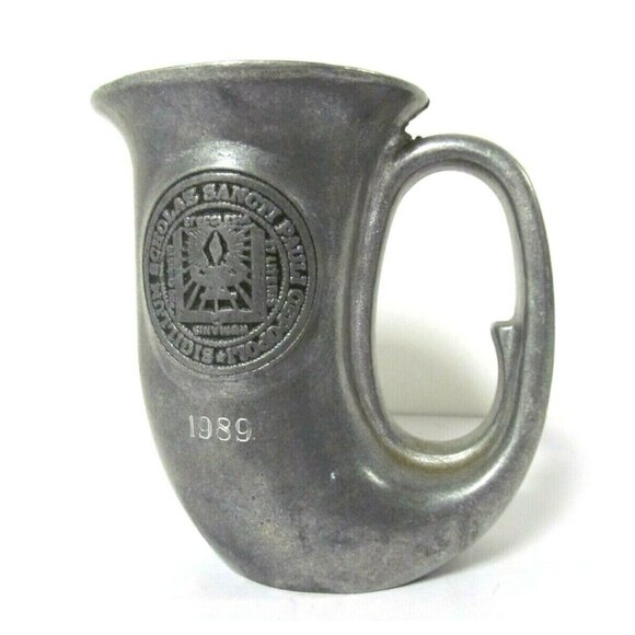 Pewtarex Horn Mug Tankard Vintage Metalware 1989 Olde Country Reproductions - Picture 1 of 11
